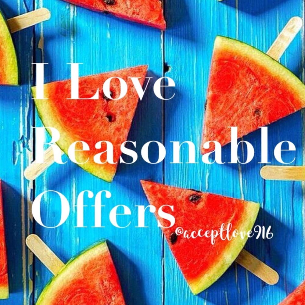 I love reasonable offers❤️